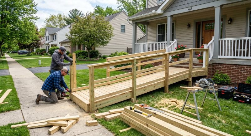 Deck Ramp Construction in Wilmington, NC